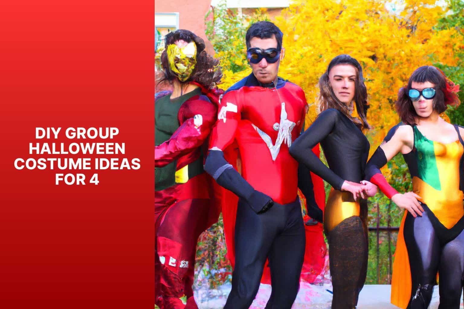 Fun And Creative Group Halloween Costumes For 4 Ideas And Inspiration