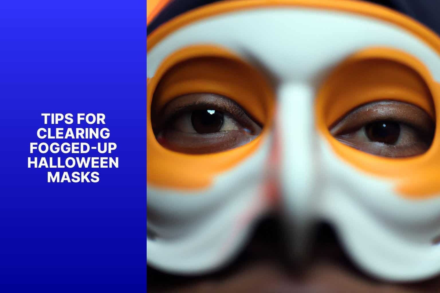 Tips for Clearing Fogged-Up Halloween Masks - how to stop halloween mask from fogging up 