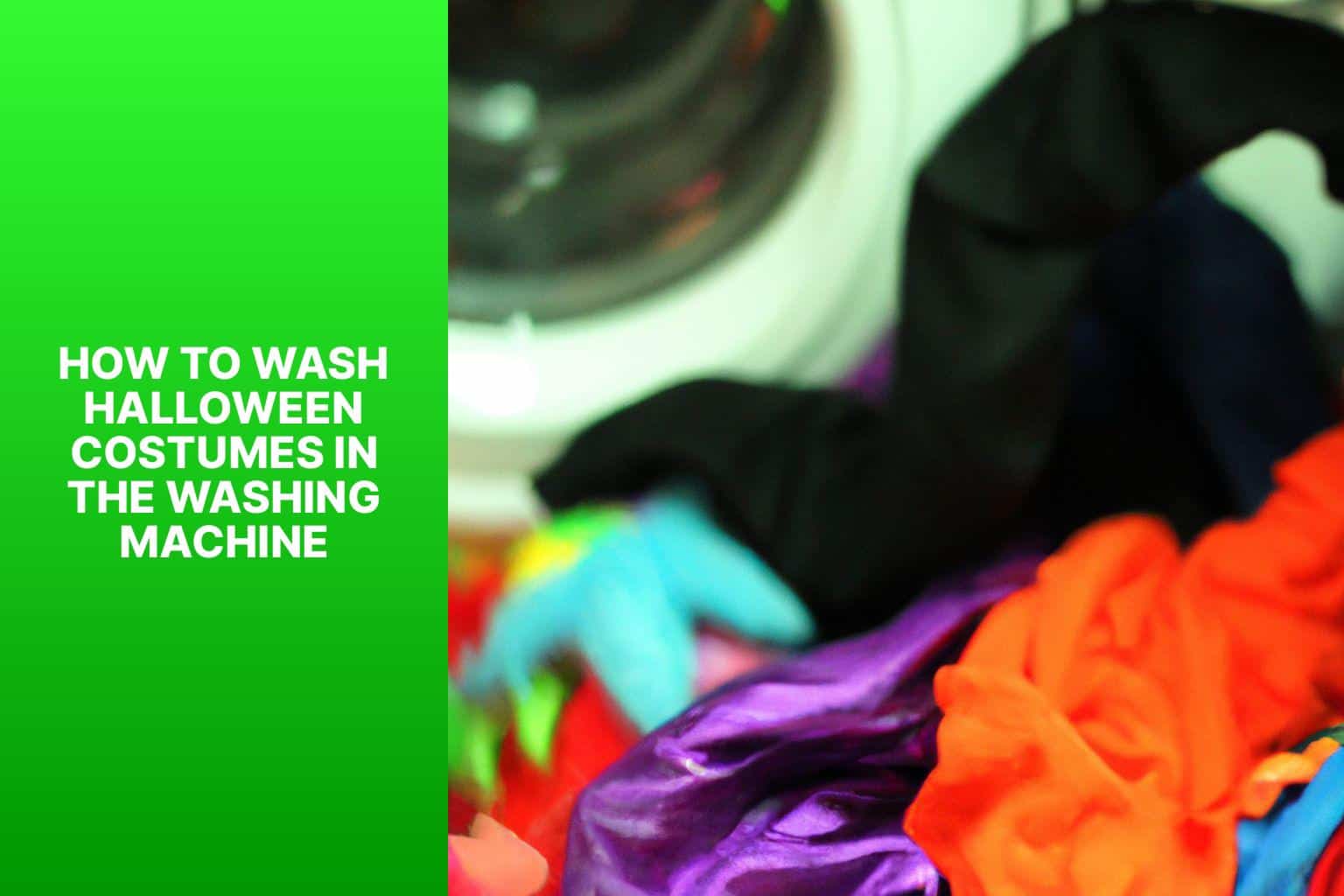 How to Wash Halloween Costumes in the Washing Machine - can you wash halloween costumes in the washing machine 
