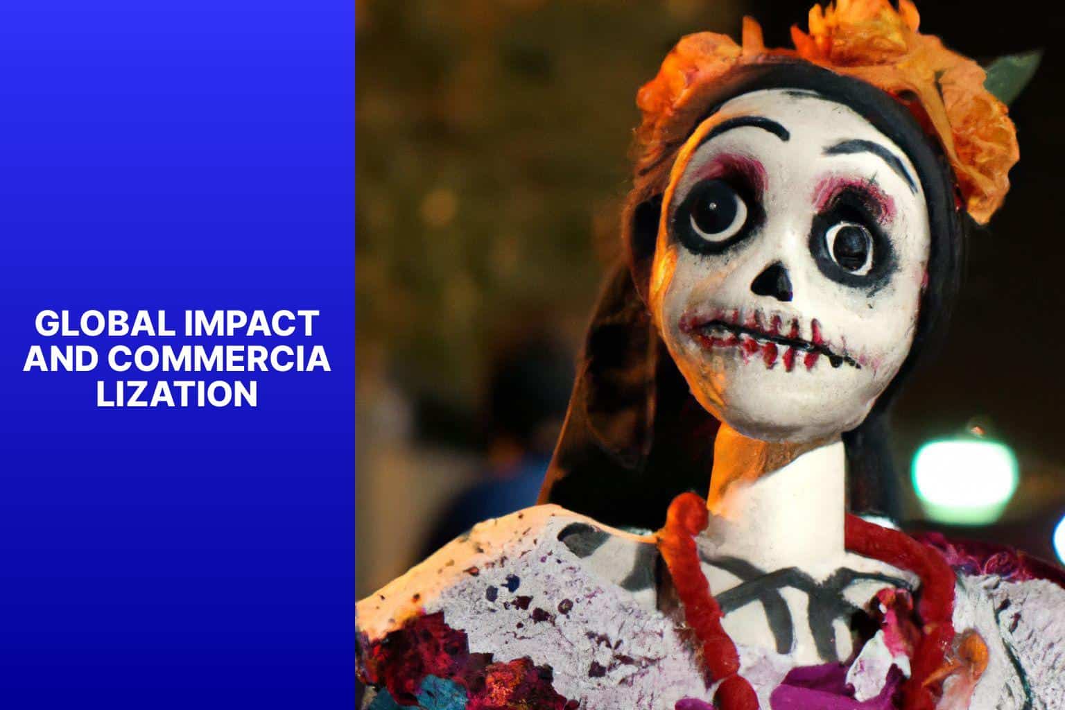 Global Impact and Commercialization - difference between halloween and day of the dead 