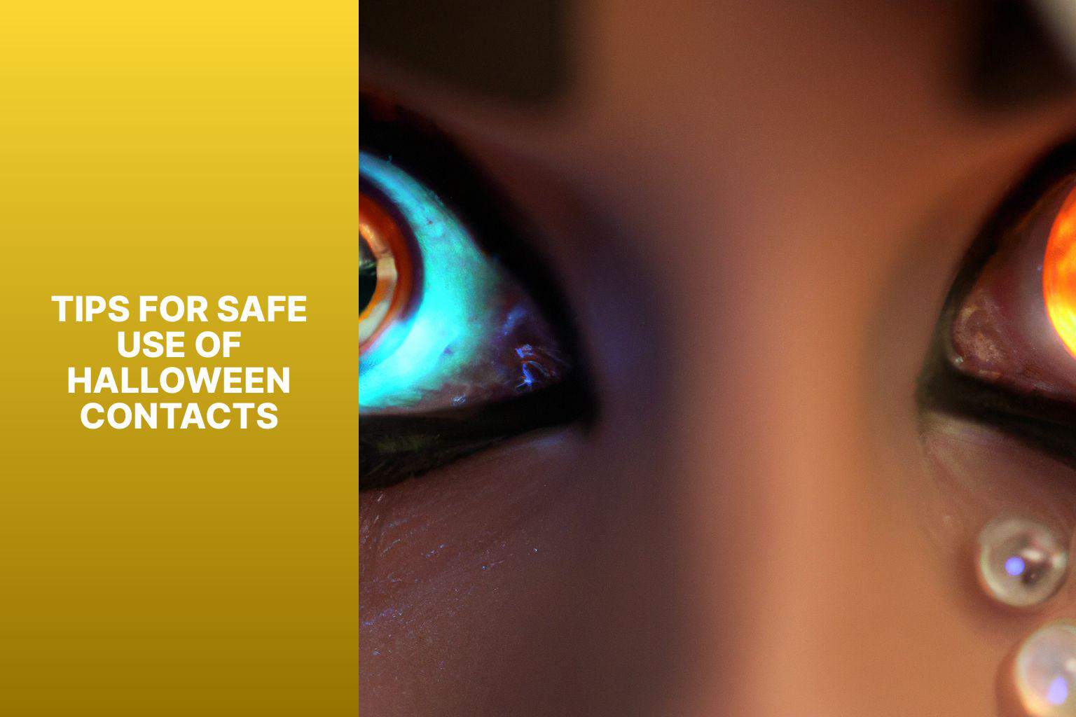 Tips for Safe Use of Halloween Contacts - do you need a prescription for halloween contacts 