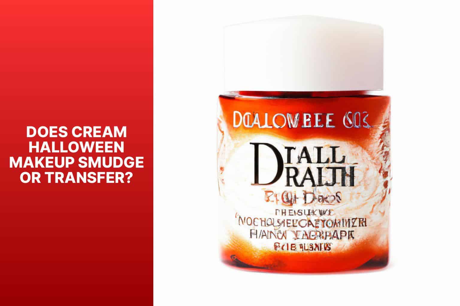 Does Cream Halloween Makeup Smudge or Transfer? - does cream halloween makeup dry 