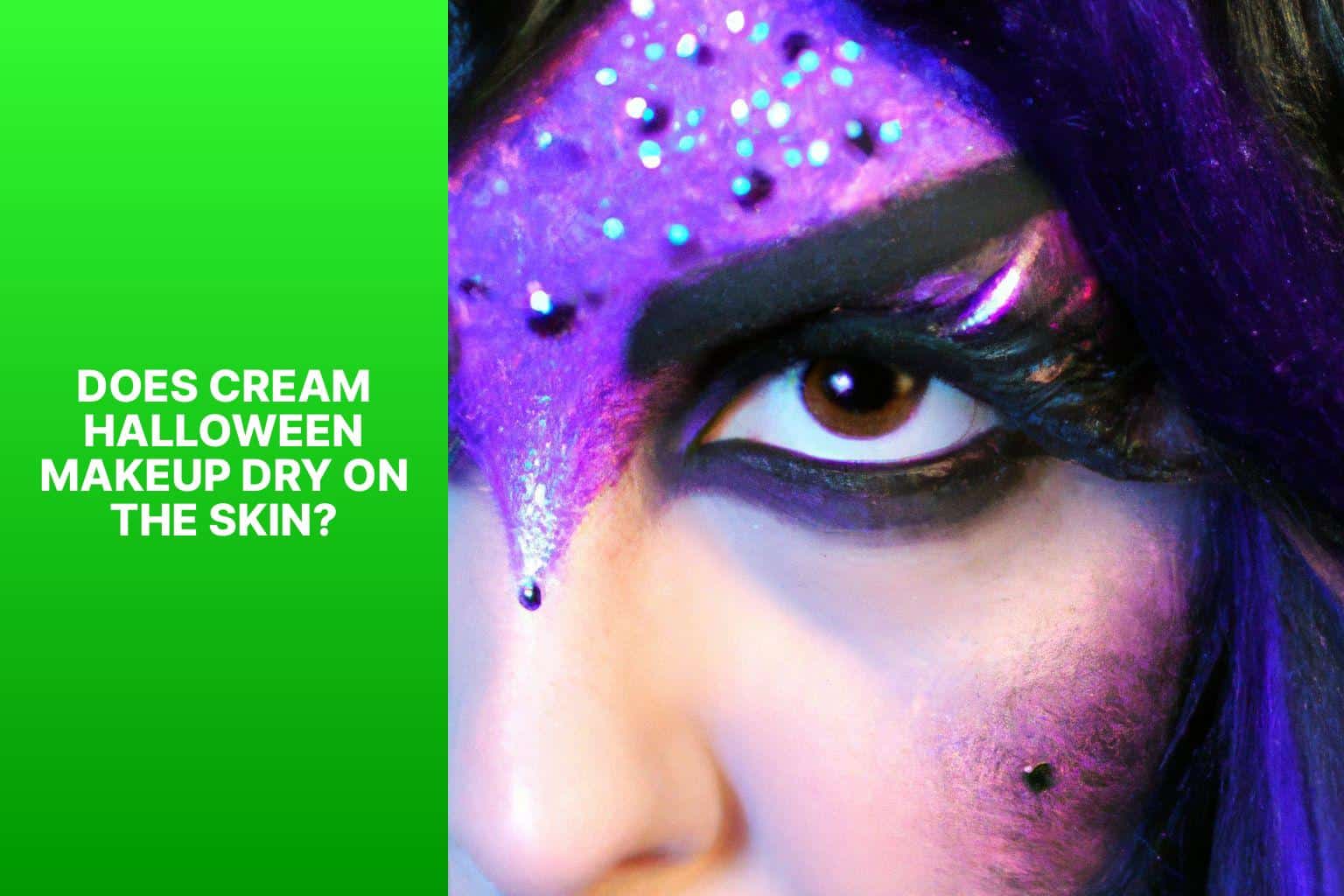 Does Cream Halloween Makeup Dry on the Skin? - does cream halloween makeup dry 