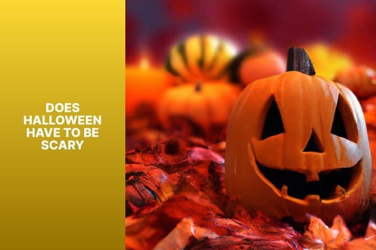 Do You Have To Be Scary For Halloween