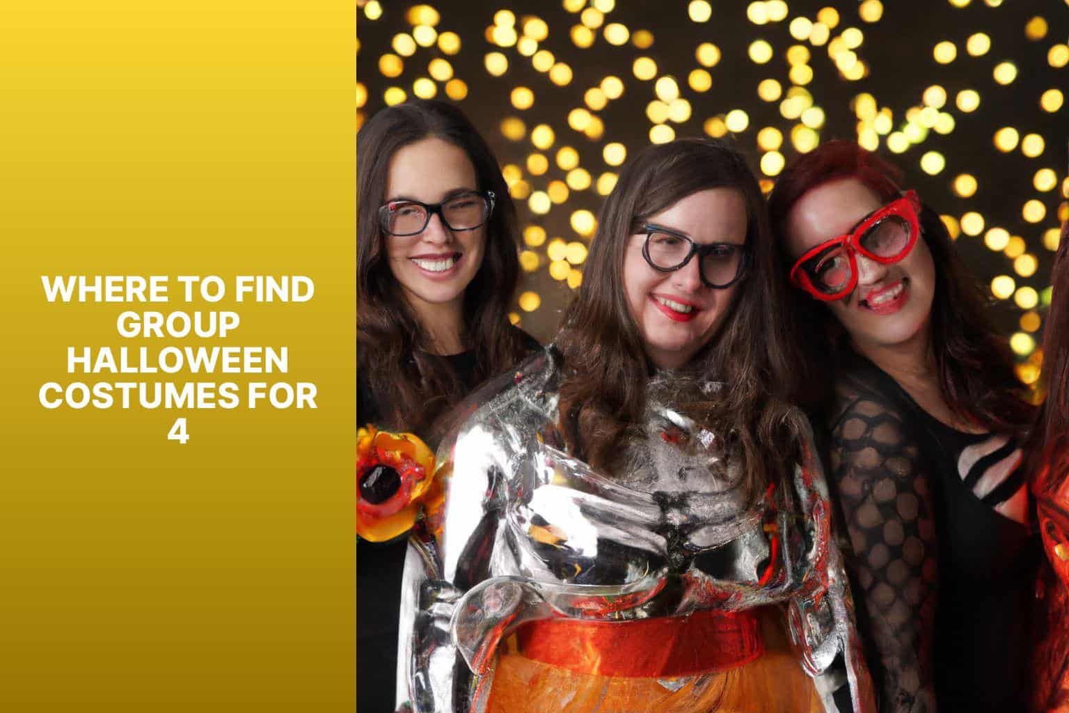 Where to Find Group Halloween Costumes for 4 - group halloween costumes for 4 