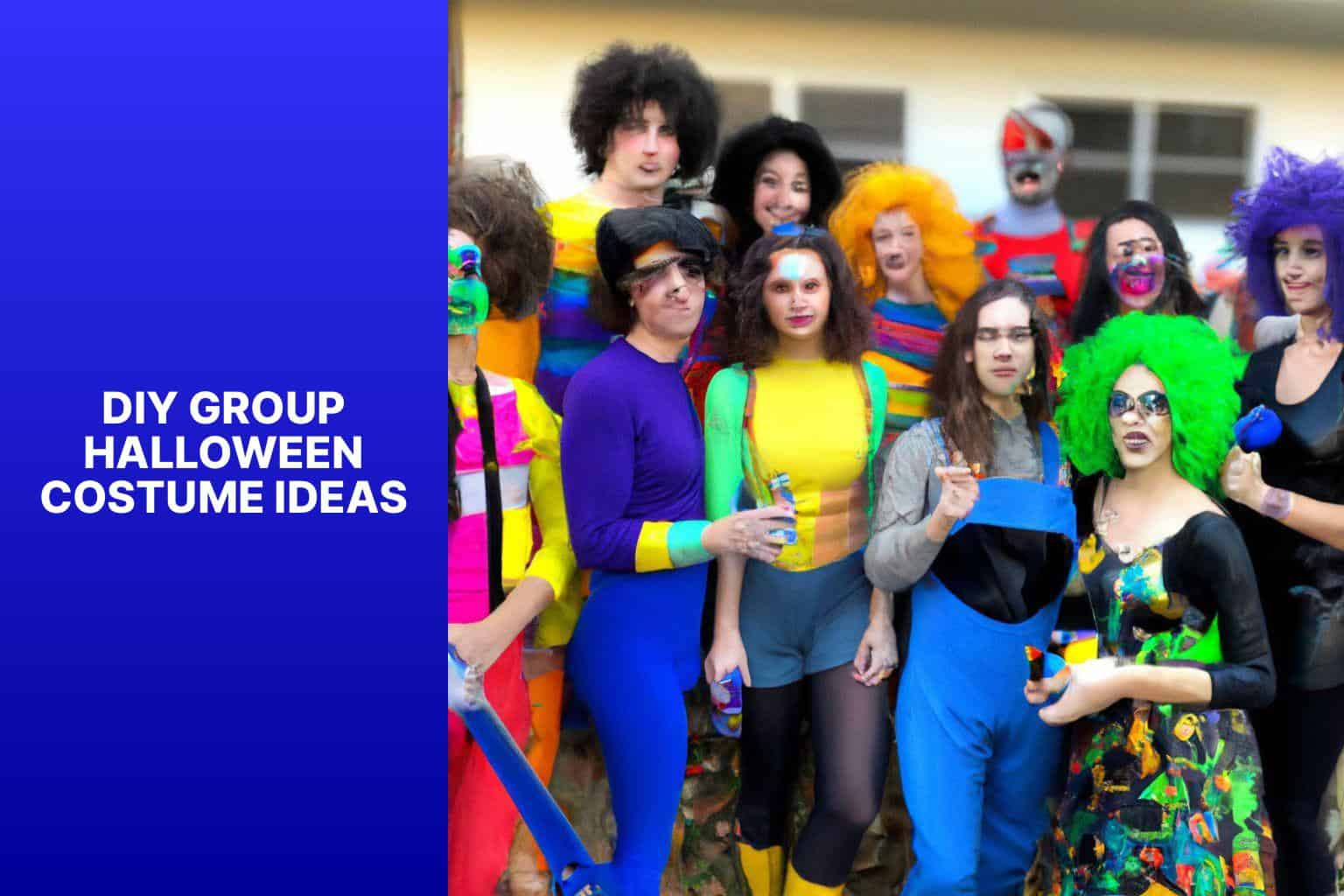 DIY Group Halloween Costume Ideas - group halloween costumes for 6 