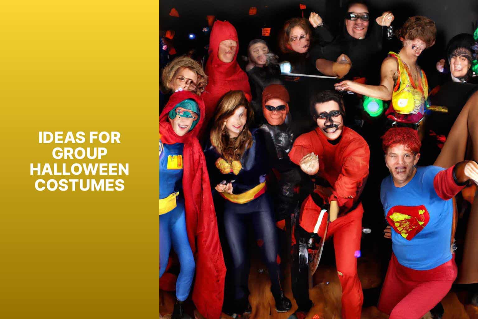 Ideas for Group Halloween Costumes - group halloween costumes for 7 