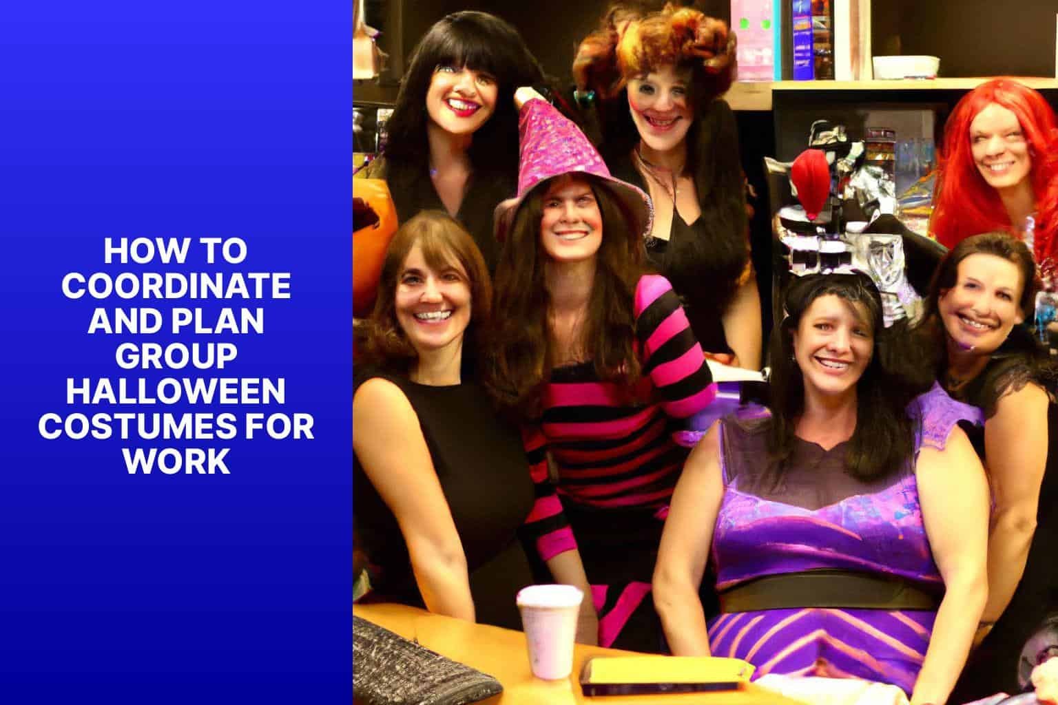 How to Coordinate and Plan Group Halloween Costumes for Work - group halloween costumes for work 