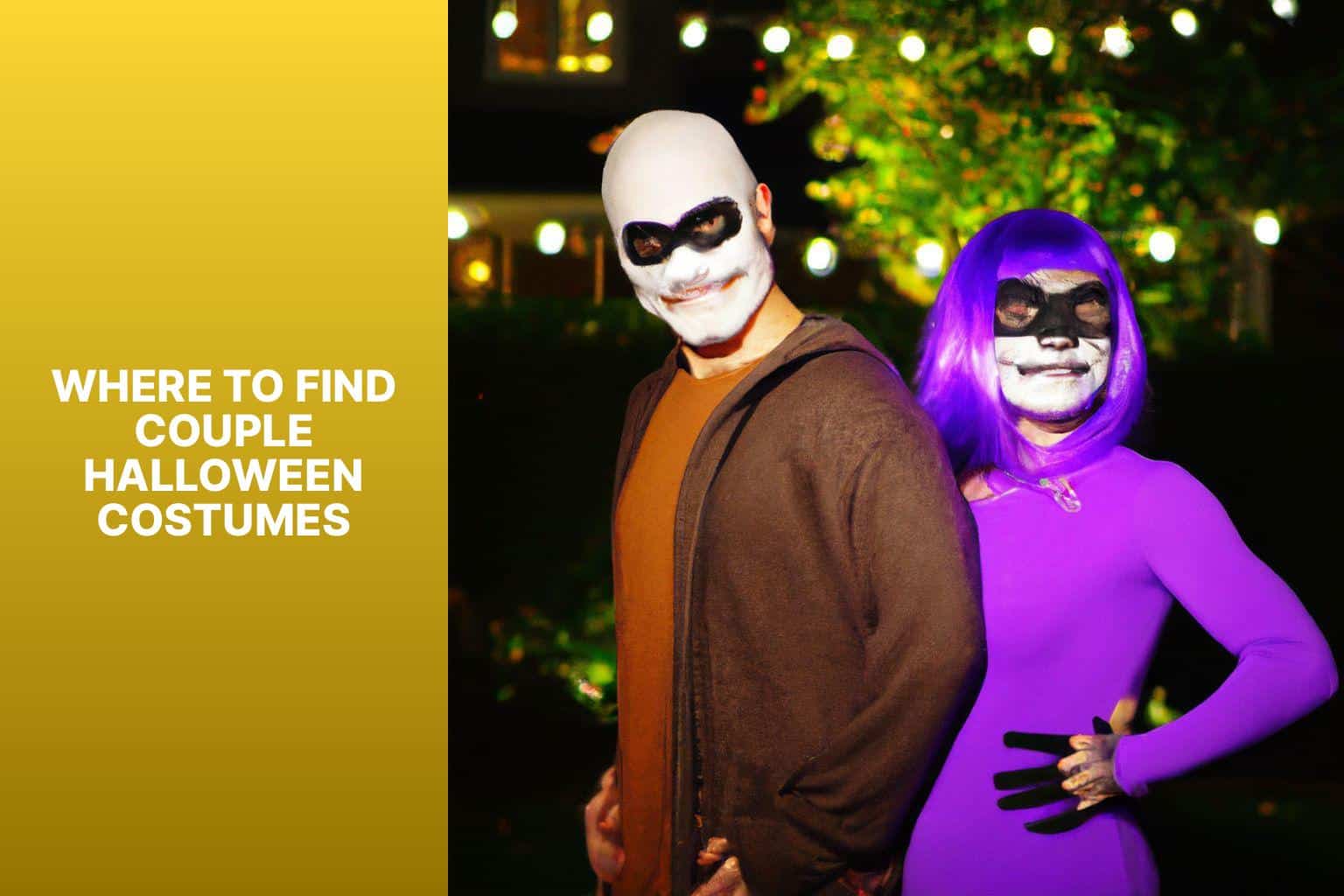 Where to Find Couple Halloween Costumes - halloween costumes for couples 