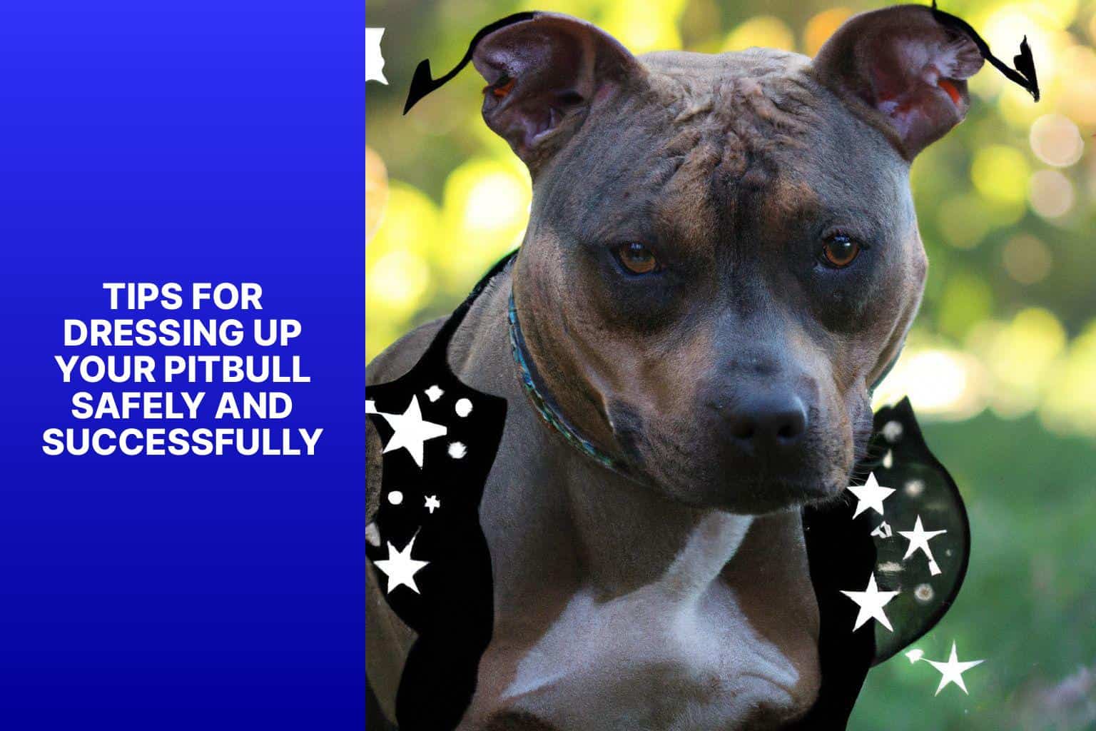 Tips for Dressing Up Your Pitbull Safely and Successfully - halloween costumes for pitbulls 
