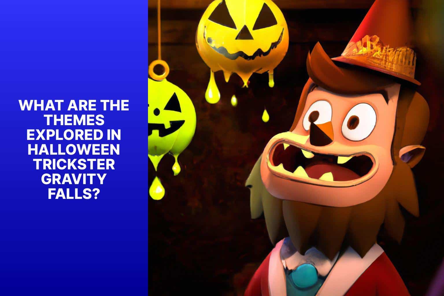 What are the Themes Explored in Halloween Trickster Gravity Falls? - halloween trickster gravity falls 