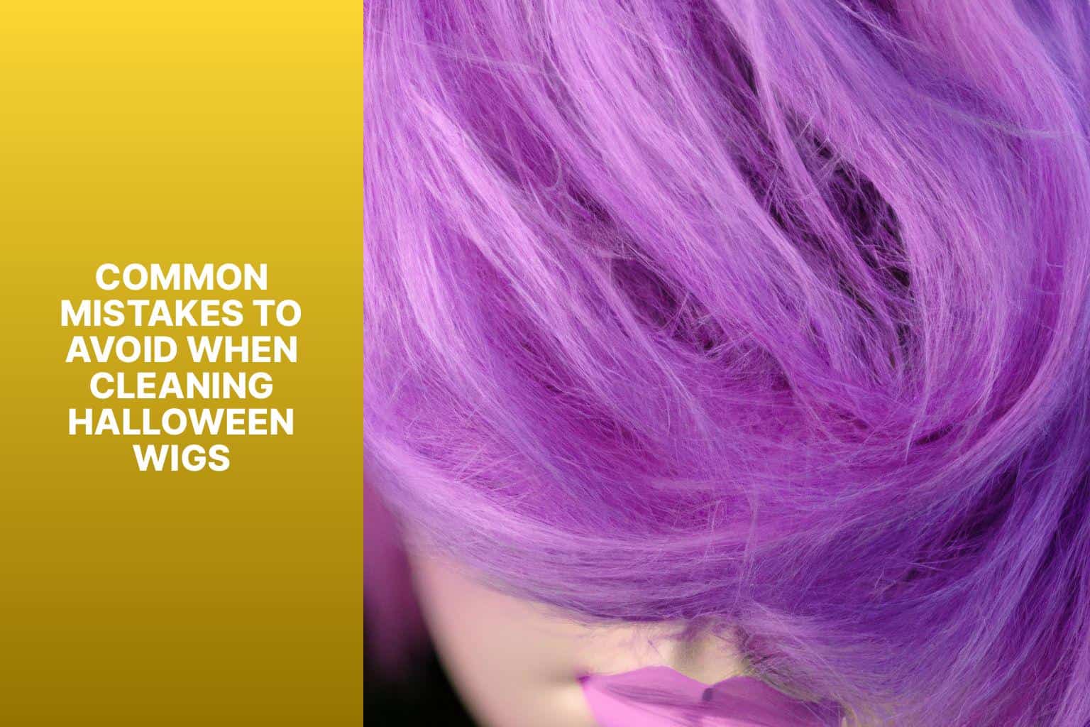 Common Mistakes to Avoid When Cleaning Halloween Wigs - how to clean halloween wigs 