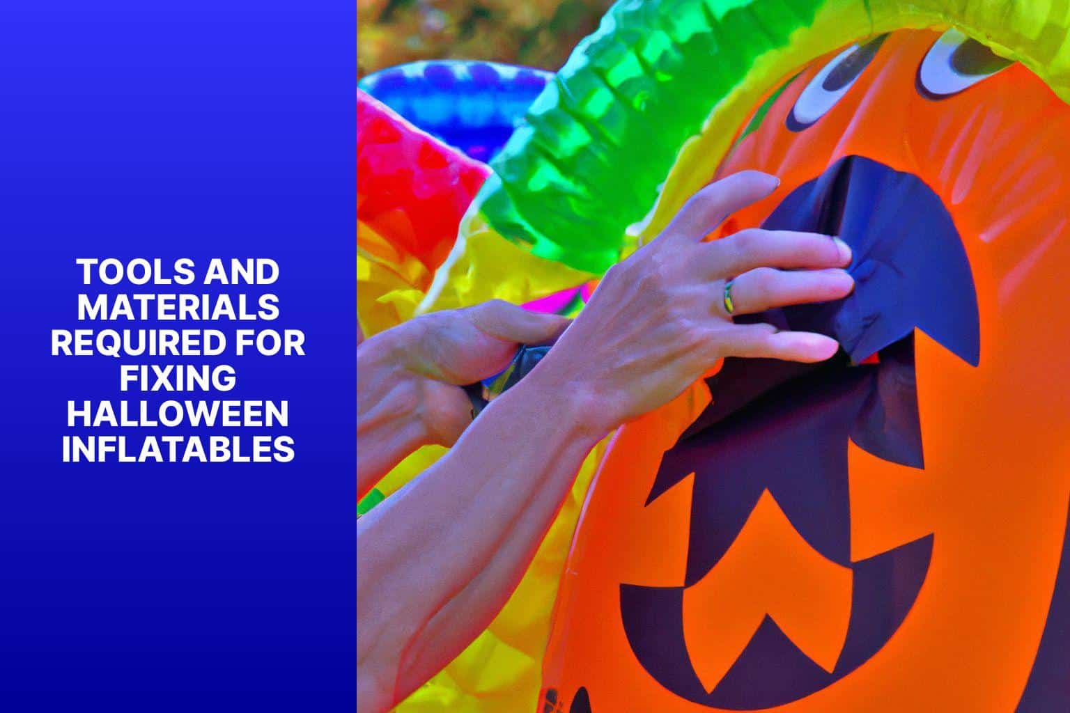 Tools and Materials Required for Fixing Halloween Inflatables - how to fix halloween inflatable 