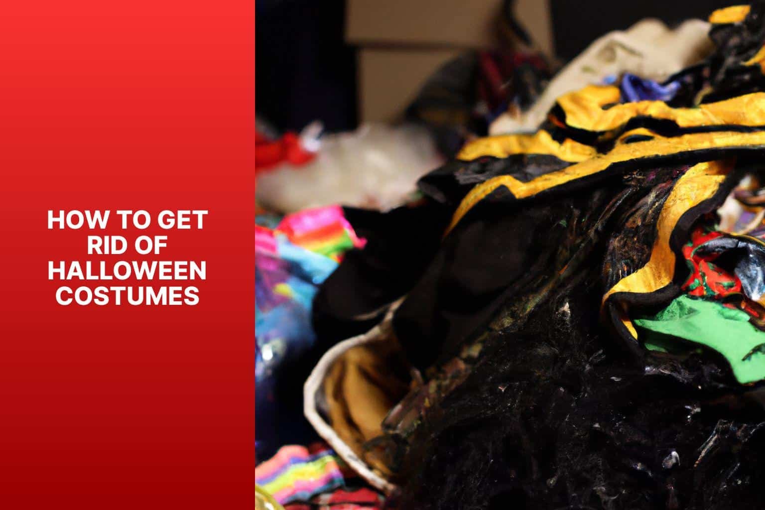 Easy Ways To Remove And Dispose Of Halloween Costumes For A Spooky ...