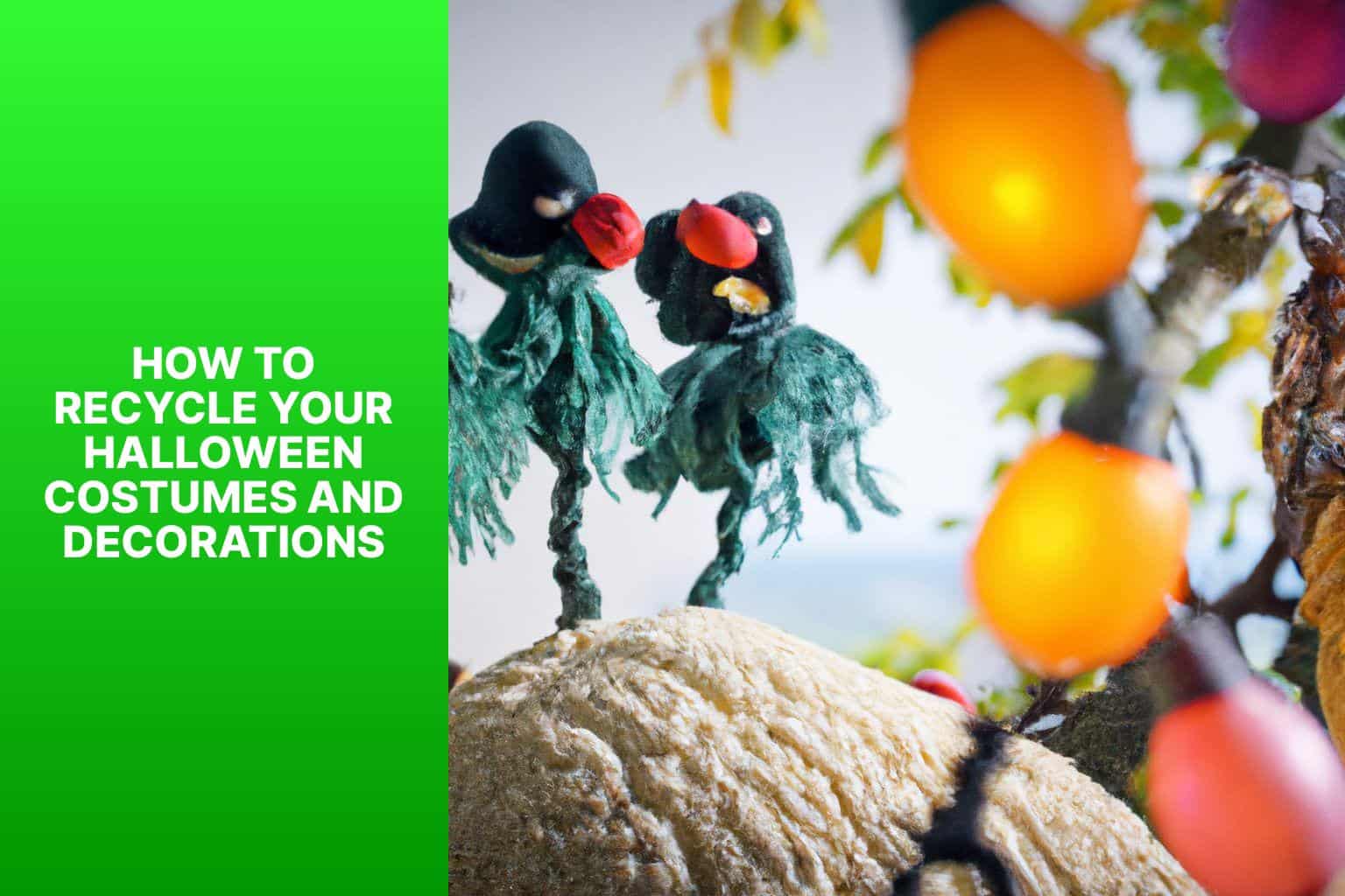 How to Recycle Your Halloween Costumes and Decorations - how to get rid of halloween 