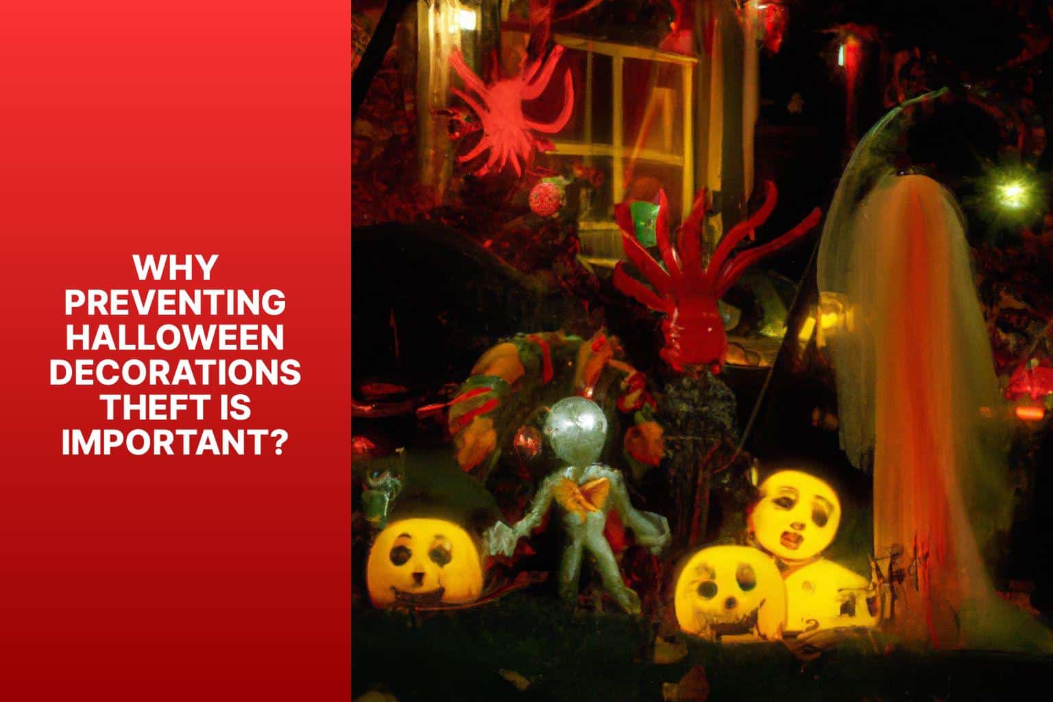 Why Preventing Halloween Decorations Theft is Important? - how to prevent halloween decorations from being stolen 