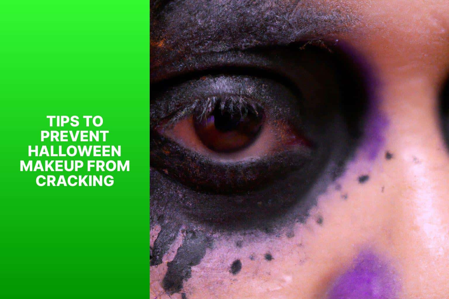 Tips to Prevent Halloween Makeup from Cracking - how to stop halloween makeup from cracking 