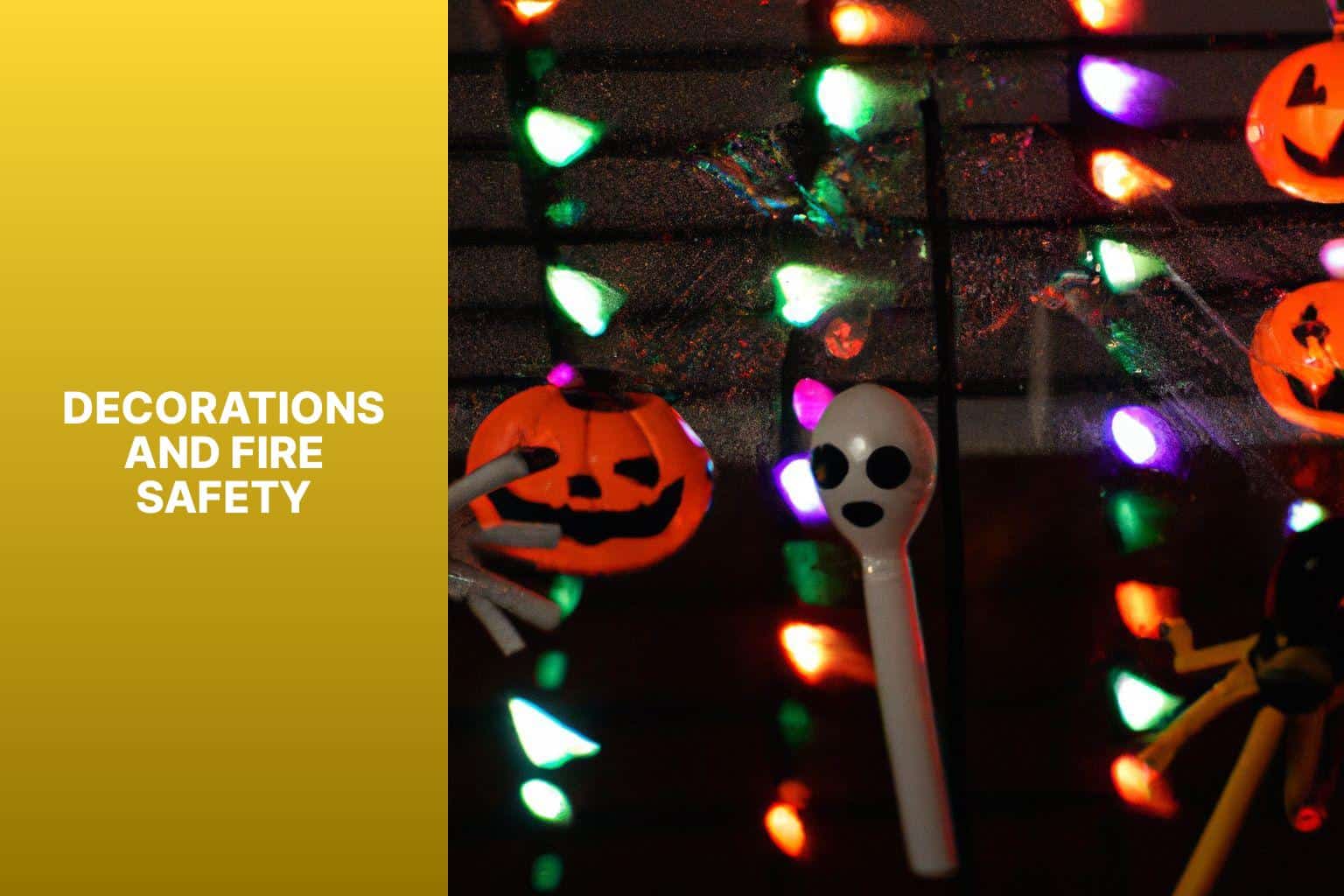 Decorations and Fire Safety - is halloween dangerous 