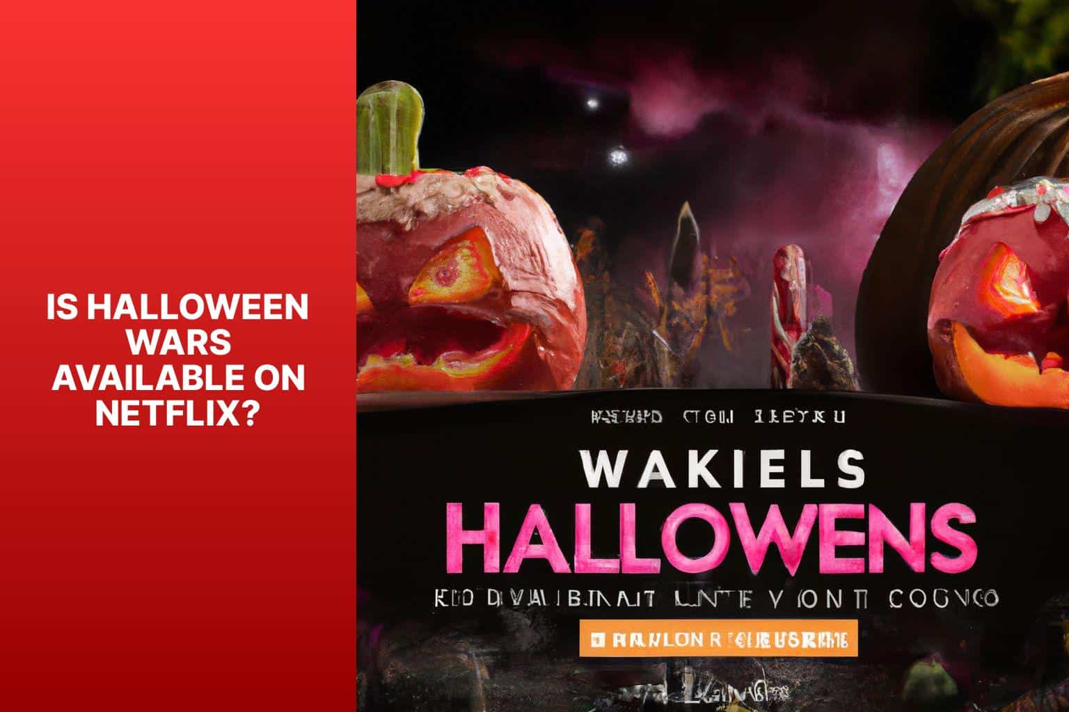 Is Halloween Wars Available on Netflix? - is halloween wars on netflix 