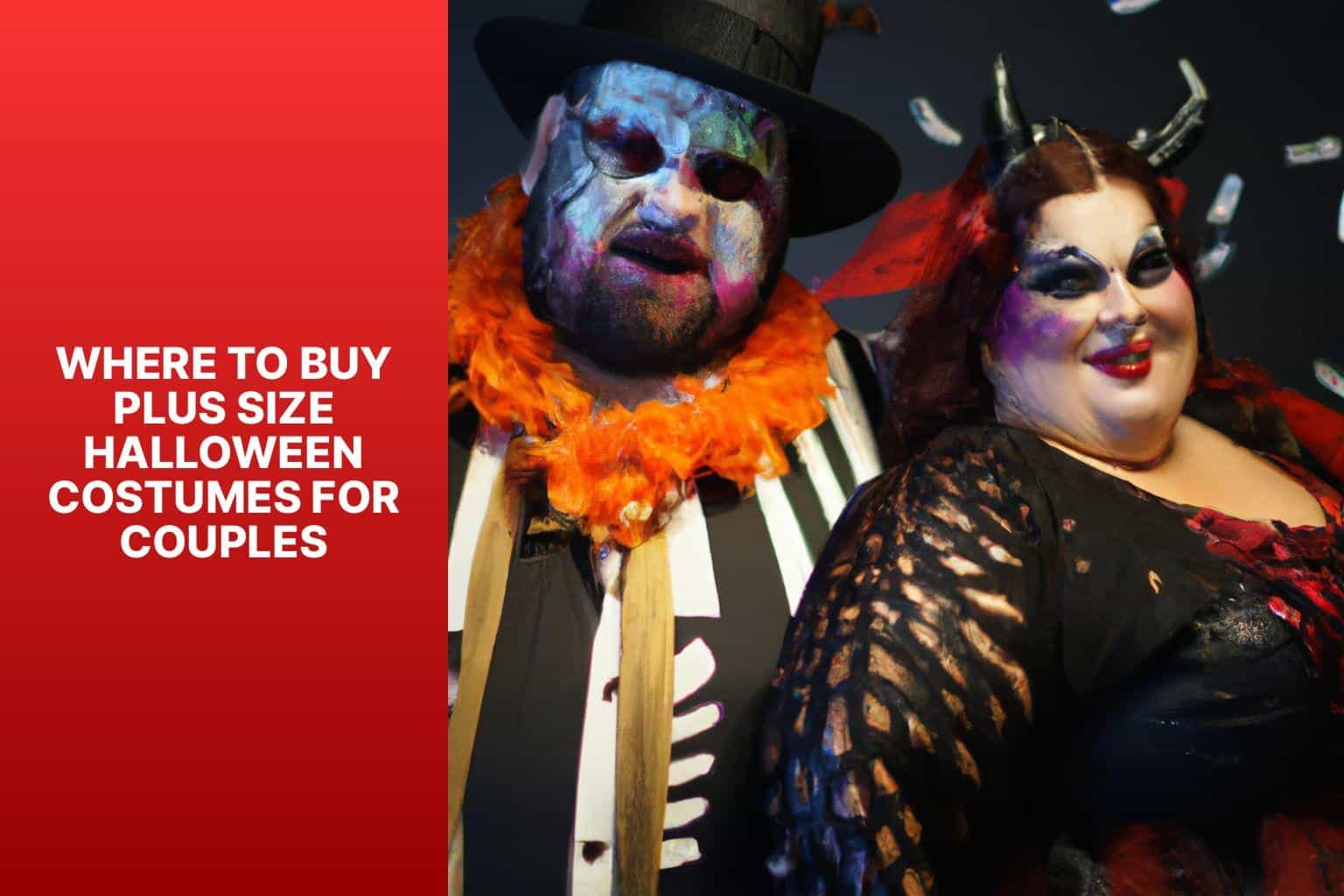 Where to Buy Plus Size Halloween Costumes for Couples - plus size halloween costumes for couples 