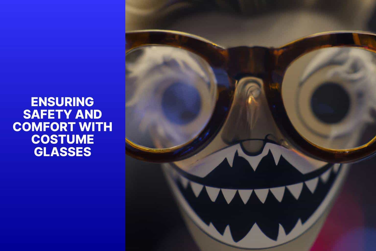 Ensuring Safety and Comfort with Costume Glasses - scary halloween costumes with glasses 