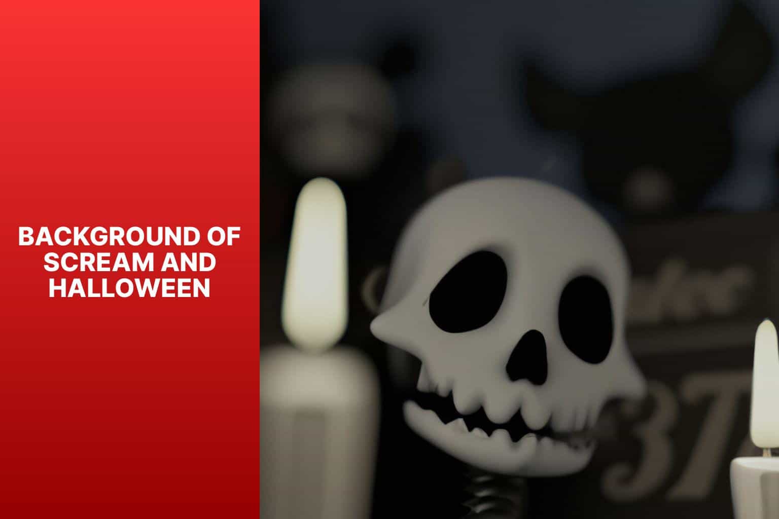 Background of Scream and Halloween - scream and halloween similarities 