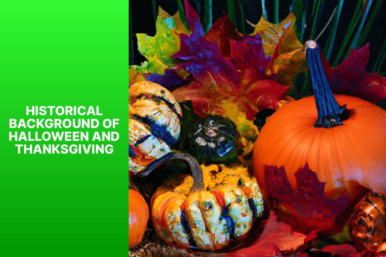 Historical Background of Halloween and Thanksgiving - similarities between halloween and thanksgiving 