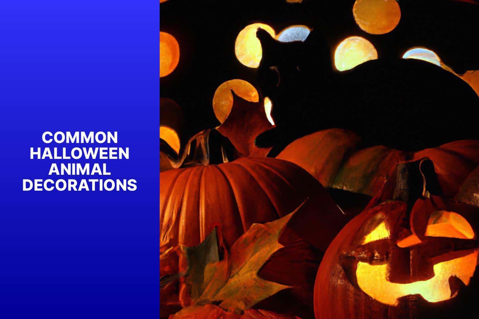 Common Halloween Animal Decorations - what are halloween animals 