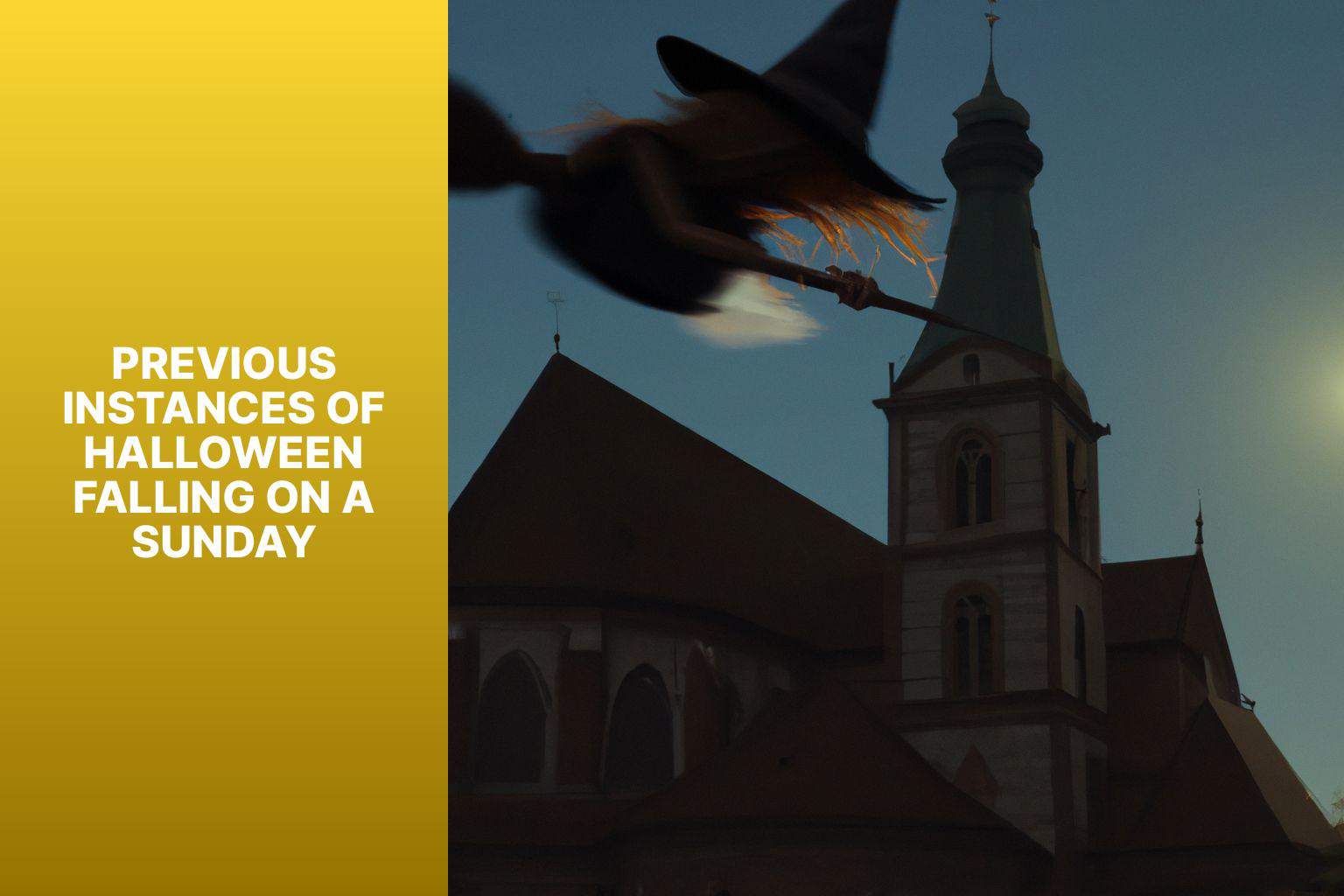 Previous Instances of Halloween Falling on a Sunday - what happens when halloween falls on a sunday 