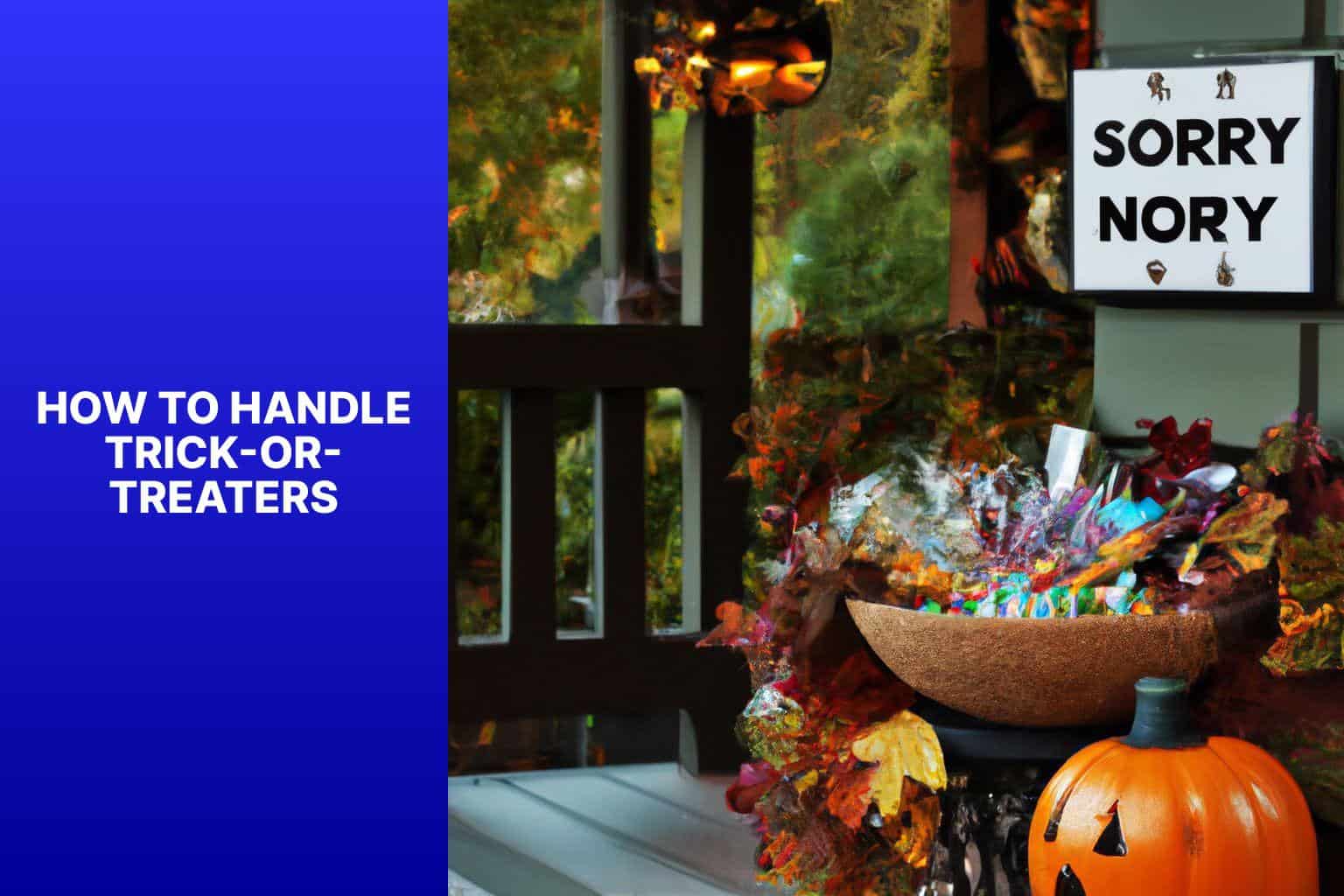 How to Handle Trick-or-Treaters - what to do on halloween if you don