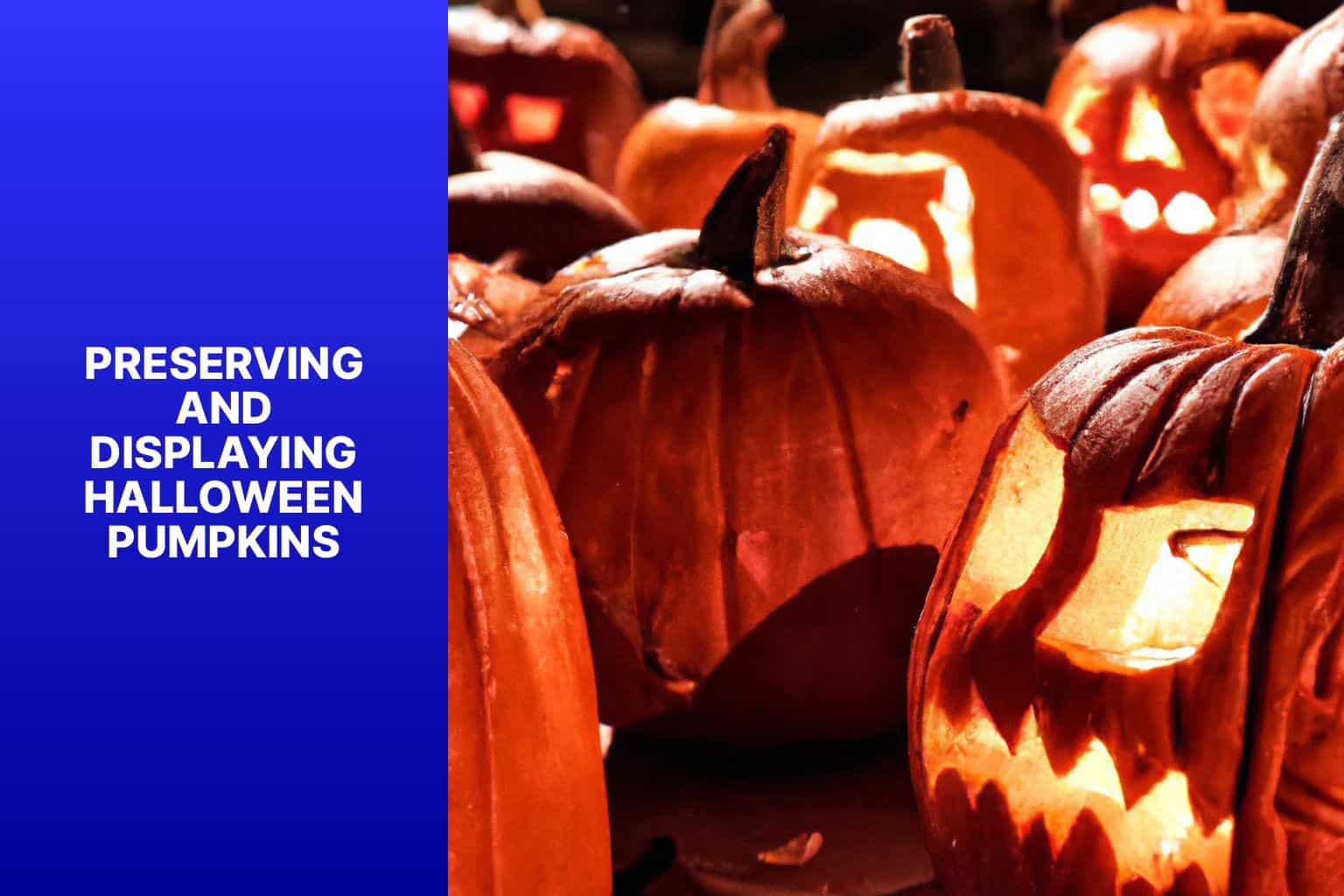 Preserving and Displaying Halloween Pumpkins - what type of pumpkin for halloween 