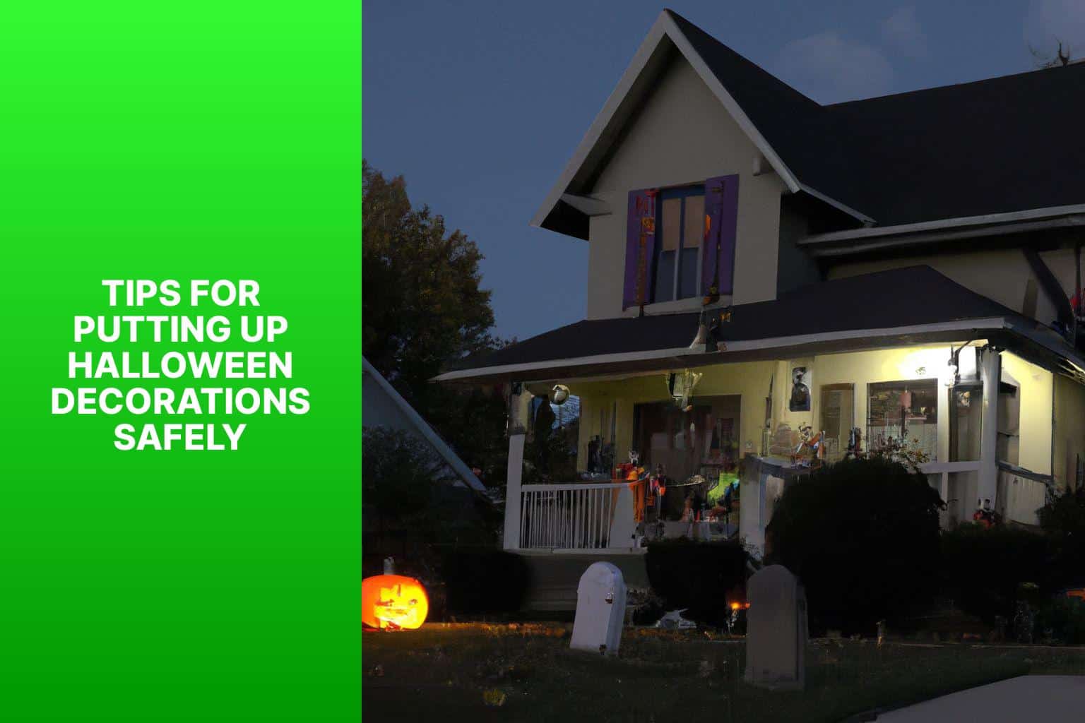 Tips for Putting Up Halloween Decorations Safely - when do you put halloween decorations up uk 