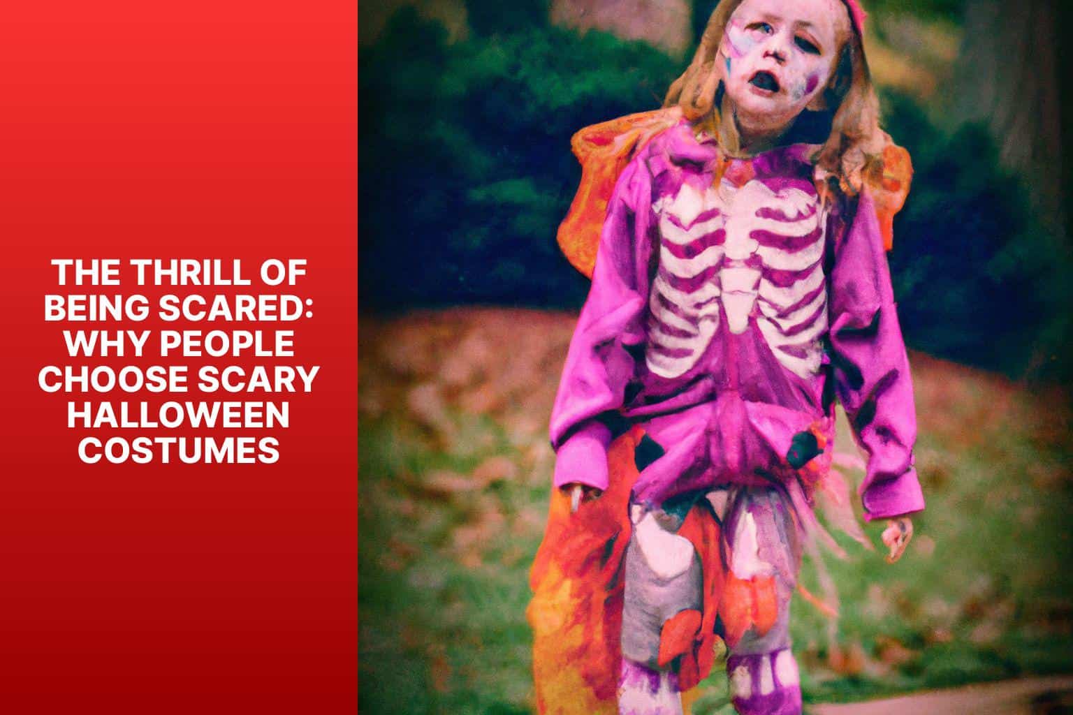 The Thrill of Being Scared: Why People Choose Scary Halloween Costumes - why are halloween costumes scary 