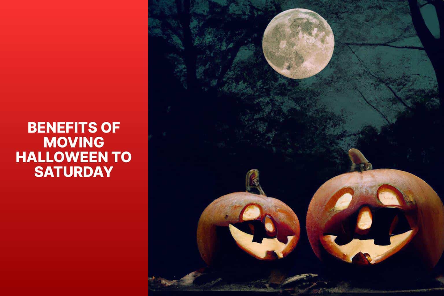 Benefits of Moving Halloween to Saturday - why halloween should be moved to saturday 