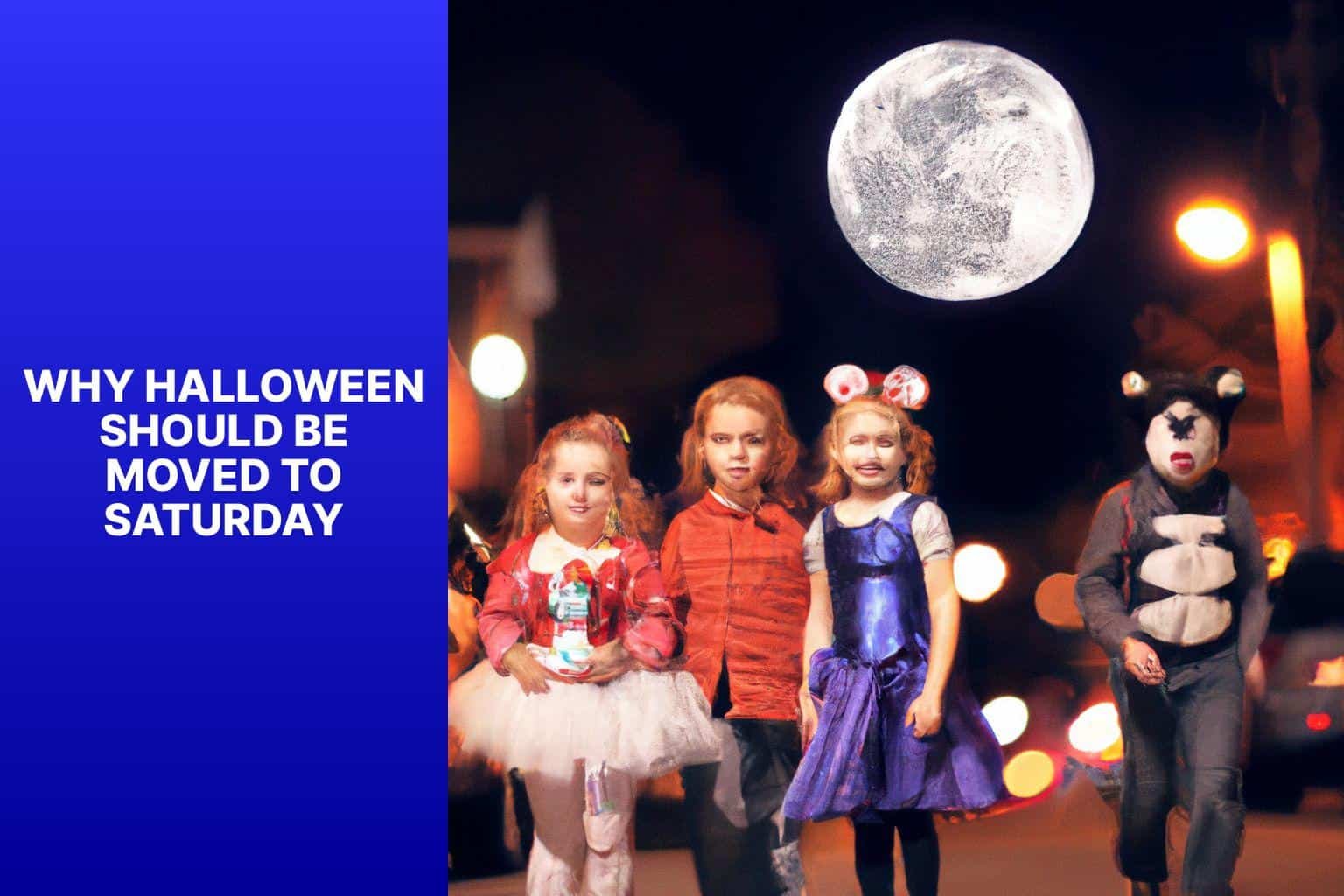 Why Halloween Should Be Moved To Saturday Maximizing The Fun And Safety