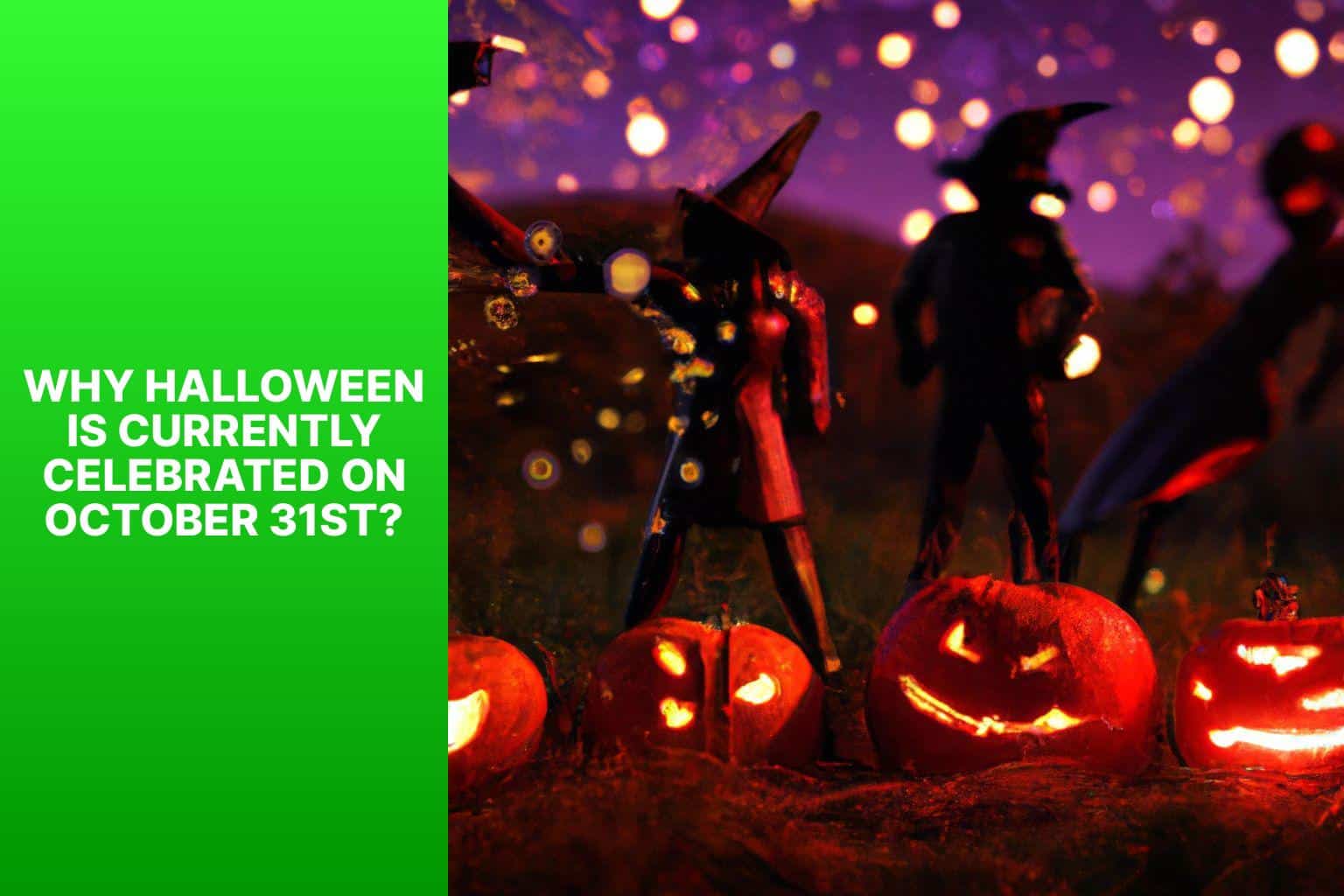 Why Halloween is Currently Celebrated on October 31st? - why should halloween be on a saturday 
