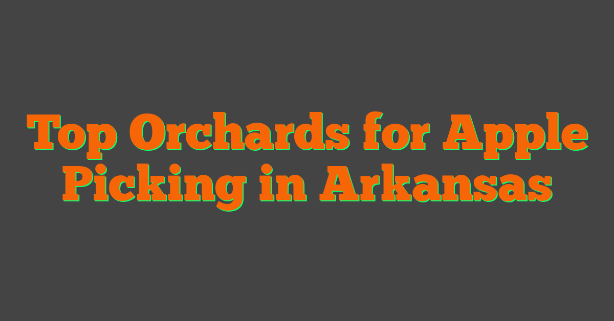 Top Orchards for Apple Picking in Arkansas